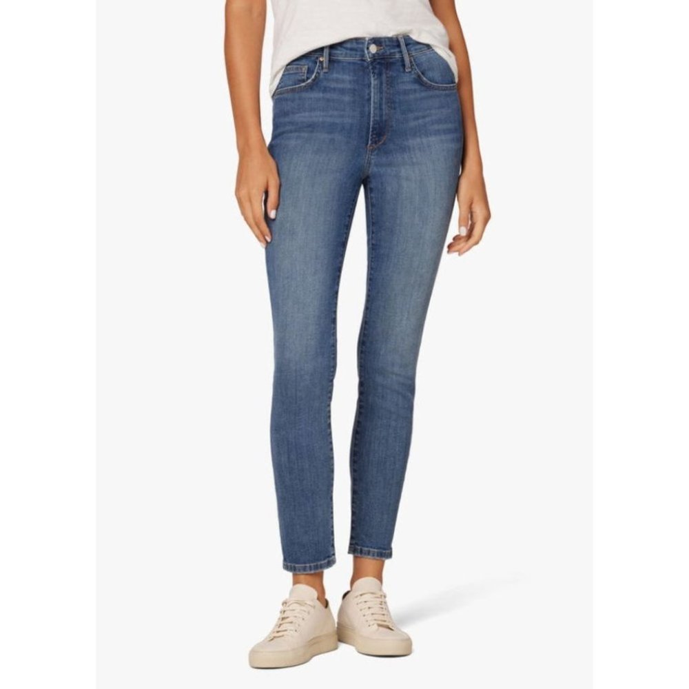 New Joe's Jeans High Rise Curvy Skinny Ankle in Blue Prue size 26